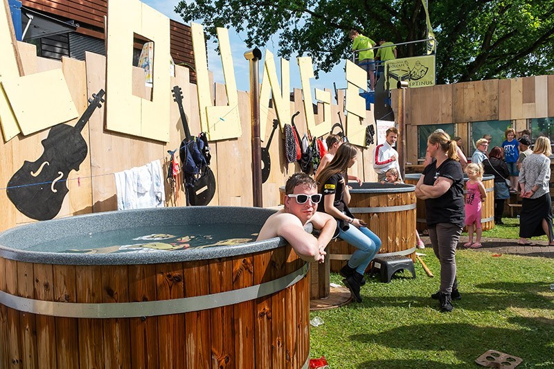 Hottub huren voor evenement, festival of feestje